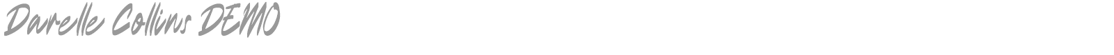 Darelle Collins font preview